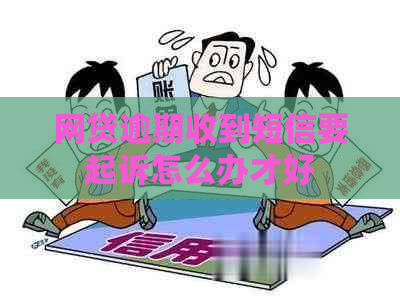 网贷逾期收到短信要起诉怎么办才好