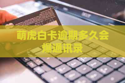 萌虎白卡逾期多久会爆通讯录