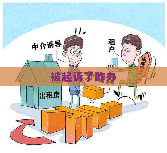被起诉了咋办