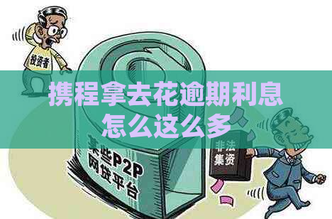 携程拿去花逾期利息怎么这么多