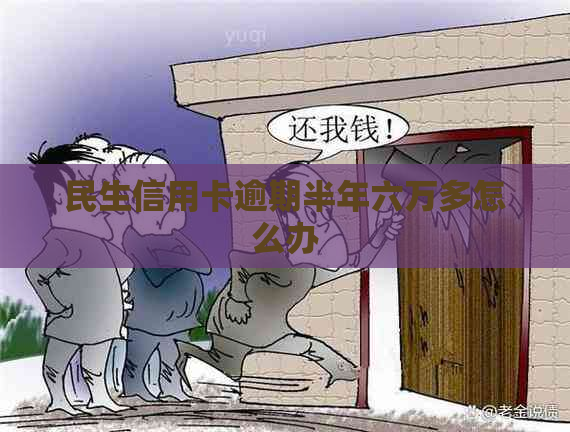 民生信用卡逾期半年六万多怎么办