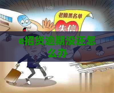 e招贷逾期没还怎么办