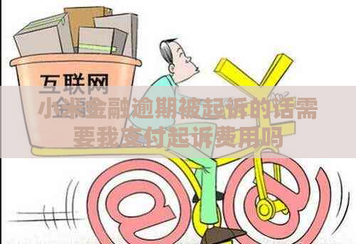 小米金融逾期被起诉的话需要我支付起诉费用吗