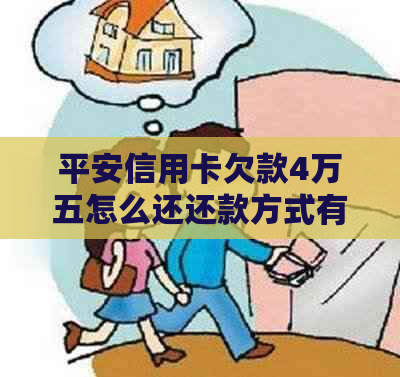平安信用卡欠款4万五怎么还还款方式有哪些