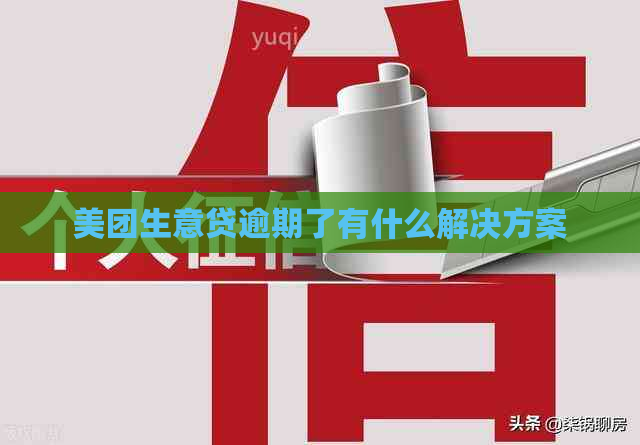 美团生意贷逾期了有什么解决方案