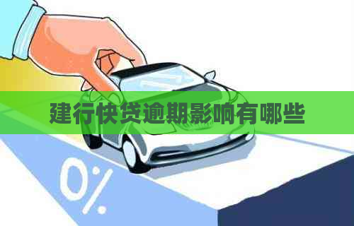 建行快贷逾期影响有哪些