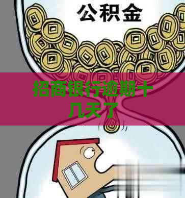 招商银行逾期十几天了