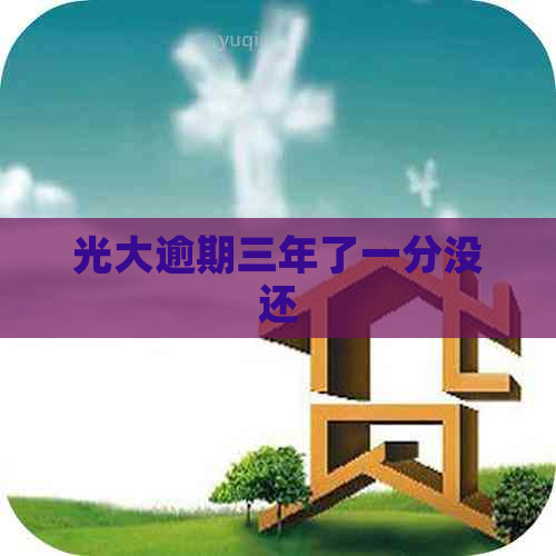 光大逾期三年了一分没还