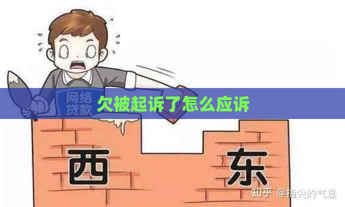 欠被起诉了怎么应诉