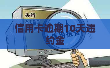 信用卡逾期10天违约金