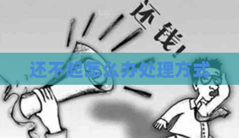 还不起怎么办处理方式