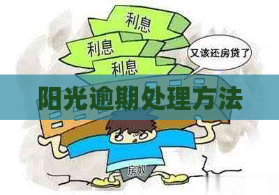 阳光逾期处理方法