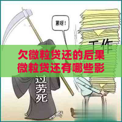 欠微粒贷还的后果微粒贷还有哪些影响