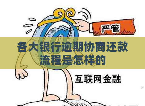 各大银行逾期协商还款流程是怎样的