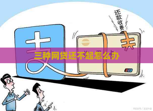 三种网贷还不起怎么办