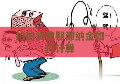 逾期滞纳金如何计算