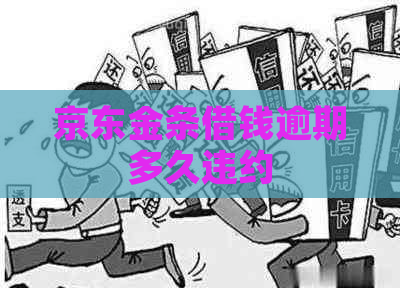 京东金条借钱逾期多久违约