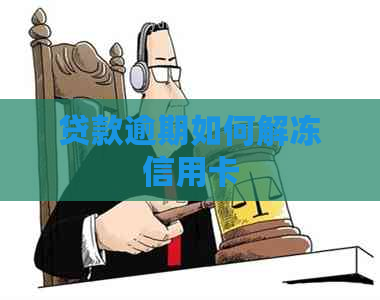 贷款逾期如何解冻信用卡