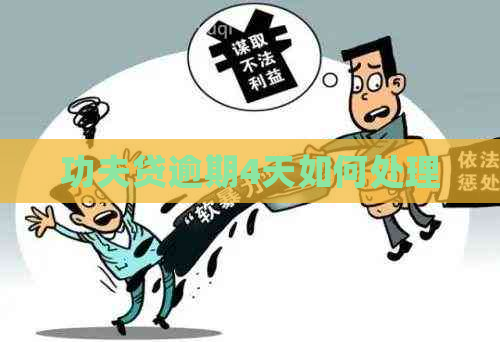 功夫贷逾期4天如何处理