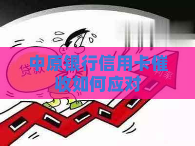 中原银行信用卡如何应对