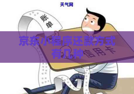 京东小程序还款方式有几种