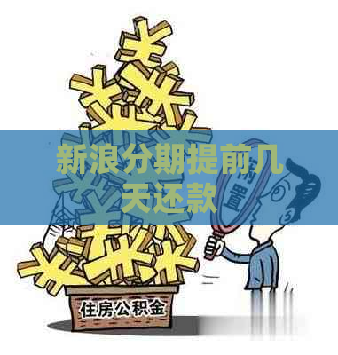 新浪分期提前几天还款