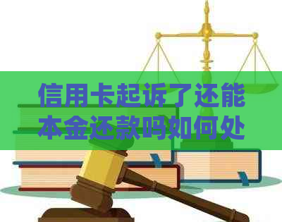信用卡起诉了还能本金还款吗如何处理