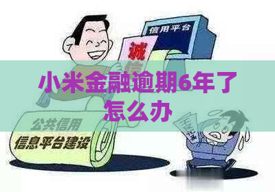 小米金融逾期6年了怎么办