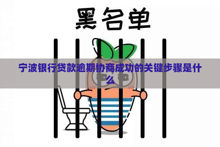 宁波银行贷款逾期协商成功的关键步骤是什么