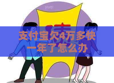 支付宝欠4万多快一年了怎么办
