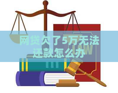 网贷欠了5万无法还款怎么办