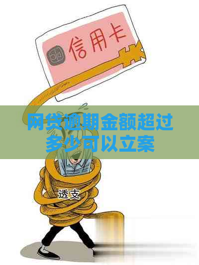 网贷逾期金额超过多少可以立案