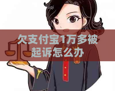 欠支付宝1万多被起诉怎么办