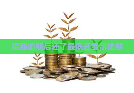 招商逾期后还了更低还显示逾期