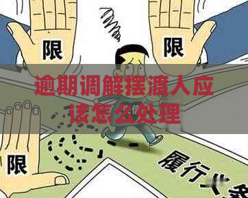逾期调解摆渡人应该怎么处理