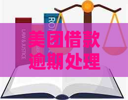 美团借款逾期处理方法及注意事项