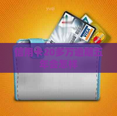 信用卡20多万逾期五年会怎样