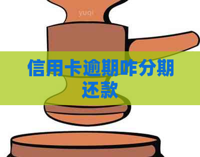 信用卡逾期咋分期还款