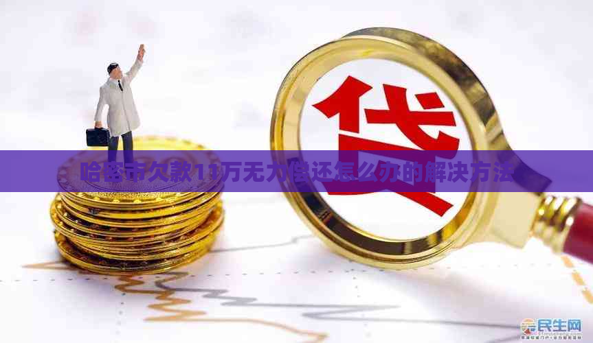 哈密市欠款11万无力偿还怎么办的解决方法