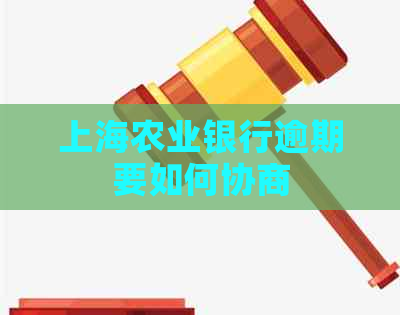 上海农业银行逾期要如何协商