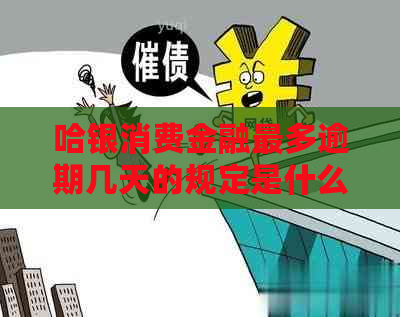 哈银消费金融最多逾期几天的规定是什么