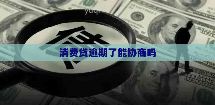 消费贷逾期了能协商吗
