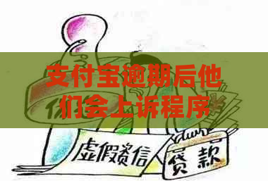支付宝逾期后他们会上诉程序