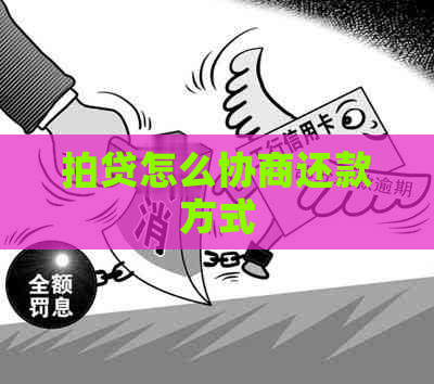 拍贷怎么协商还款方式