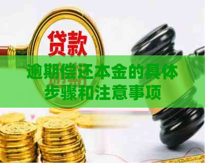 逾期偿还本金的具体步骤和注意事项