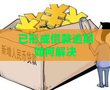 已形成借款逾期如何解决
