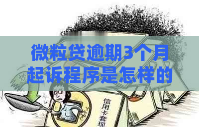 微粒贷逾期3个月起诉程序是怎样的