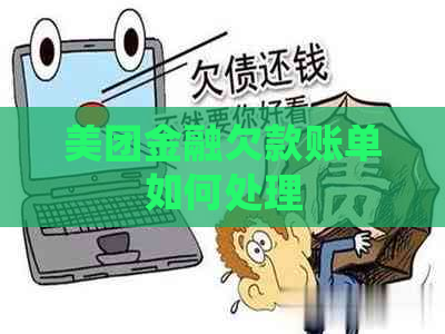 美团金融欠款账单如何处理