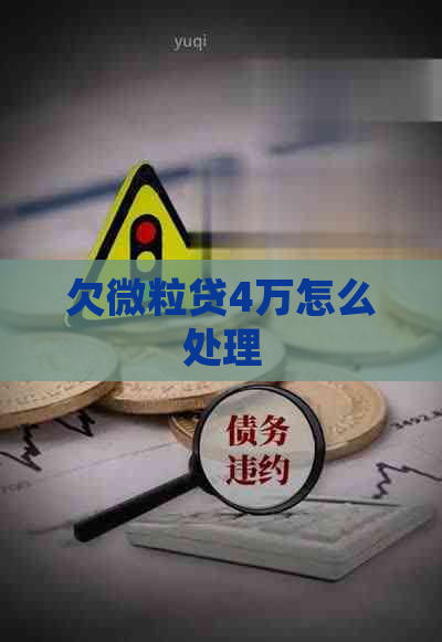 欠微粒贷4万怎么处理