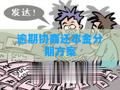 逾期协商还本金分期方案